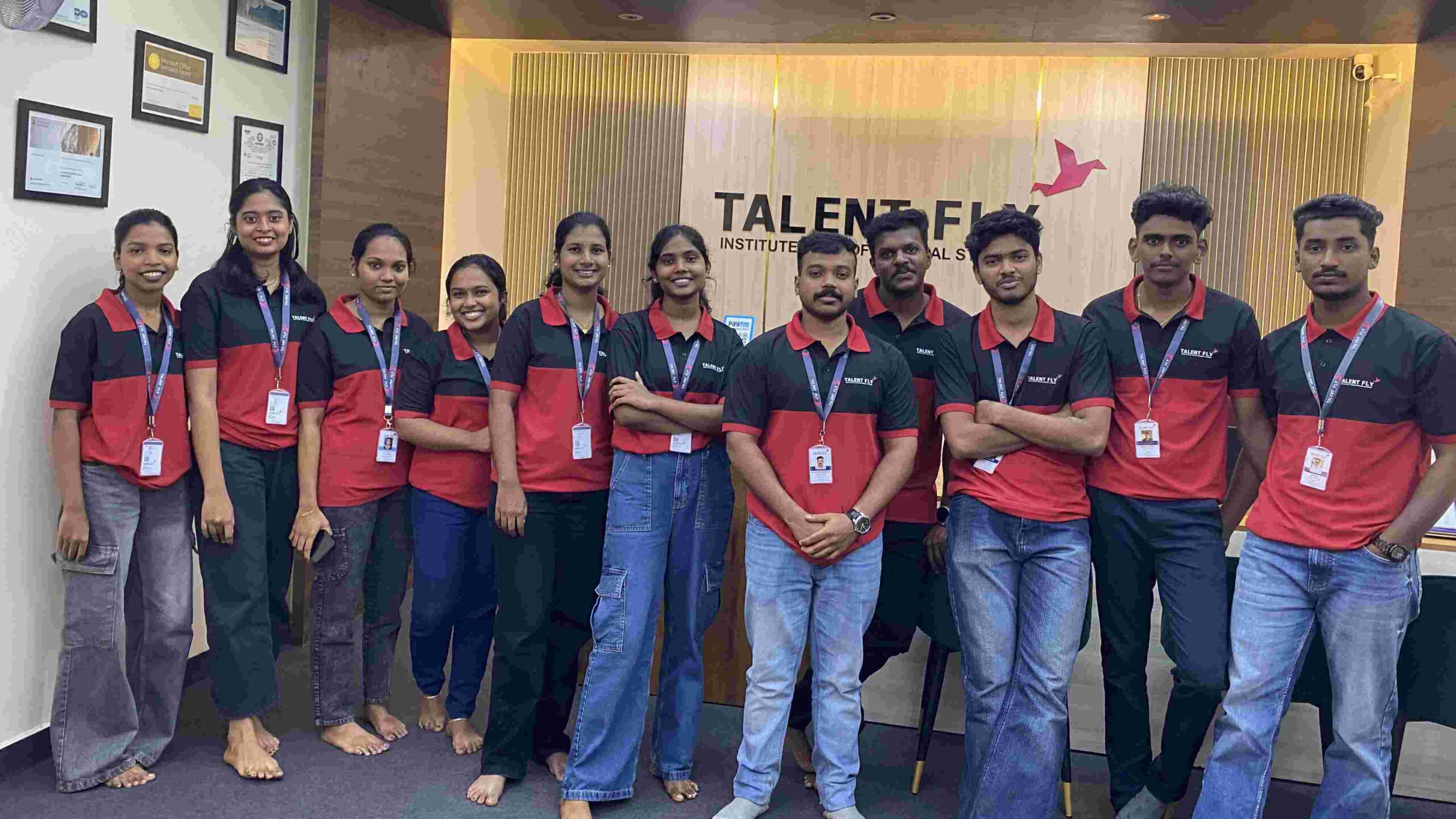 TalentFly Institute students batch Kochi